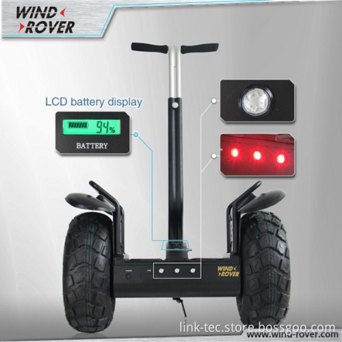 Fashion & Hottest Wind-Rover V4+off Road Electrical Vehicle Segway for Adult with 2 Wheel Standing Eletric Chariot